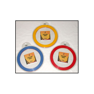 (image for) Juggling Rings Set - 3 Rings and DVD - Assorted Colors - Zyko